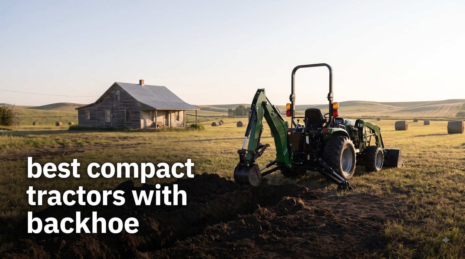 best compact tractors with backhoe