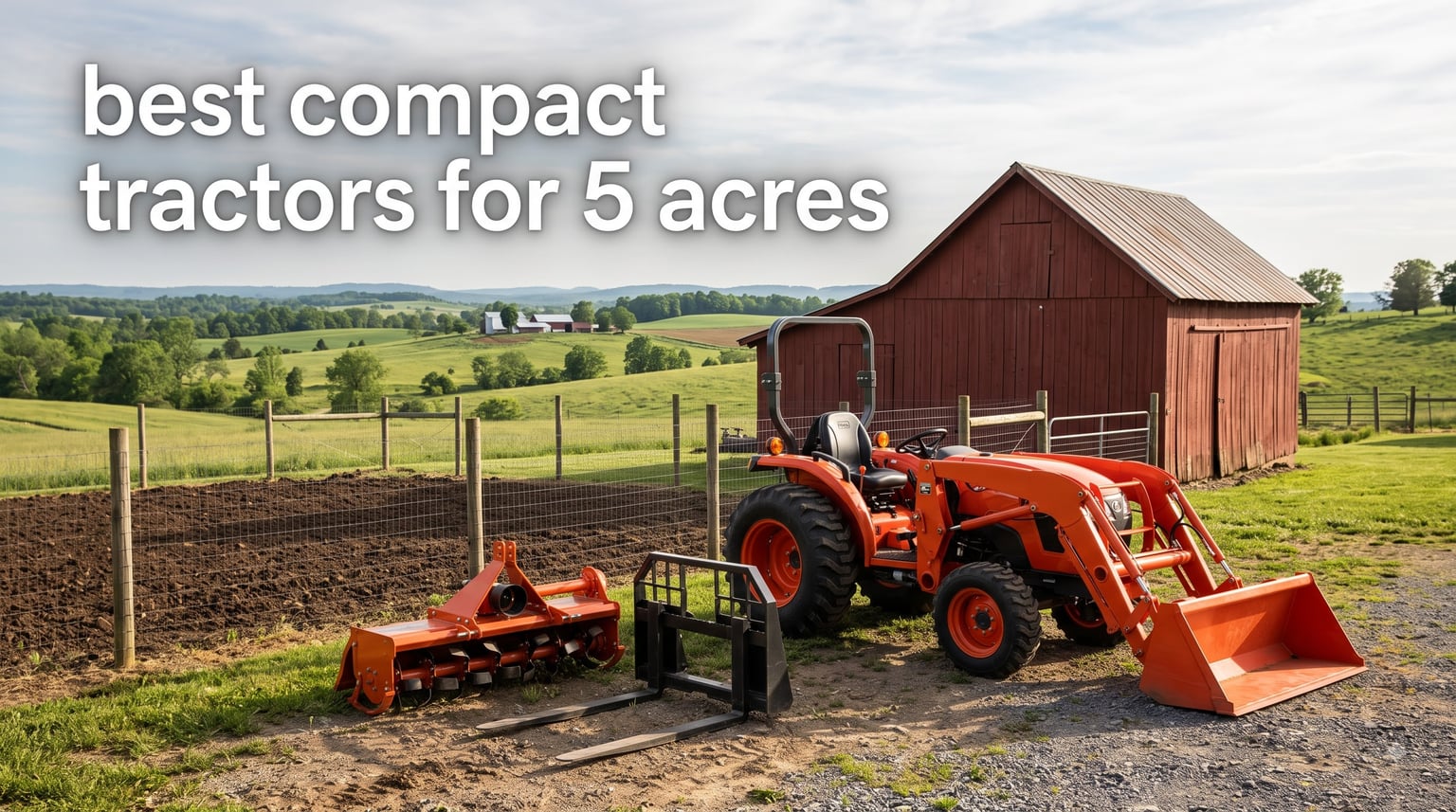 best compact tractors for 5 acres