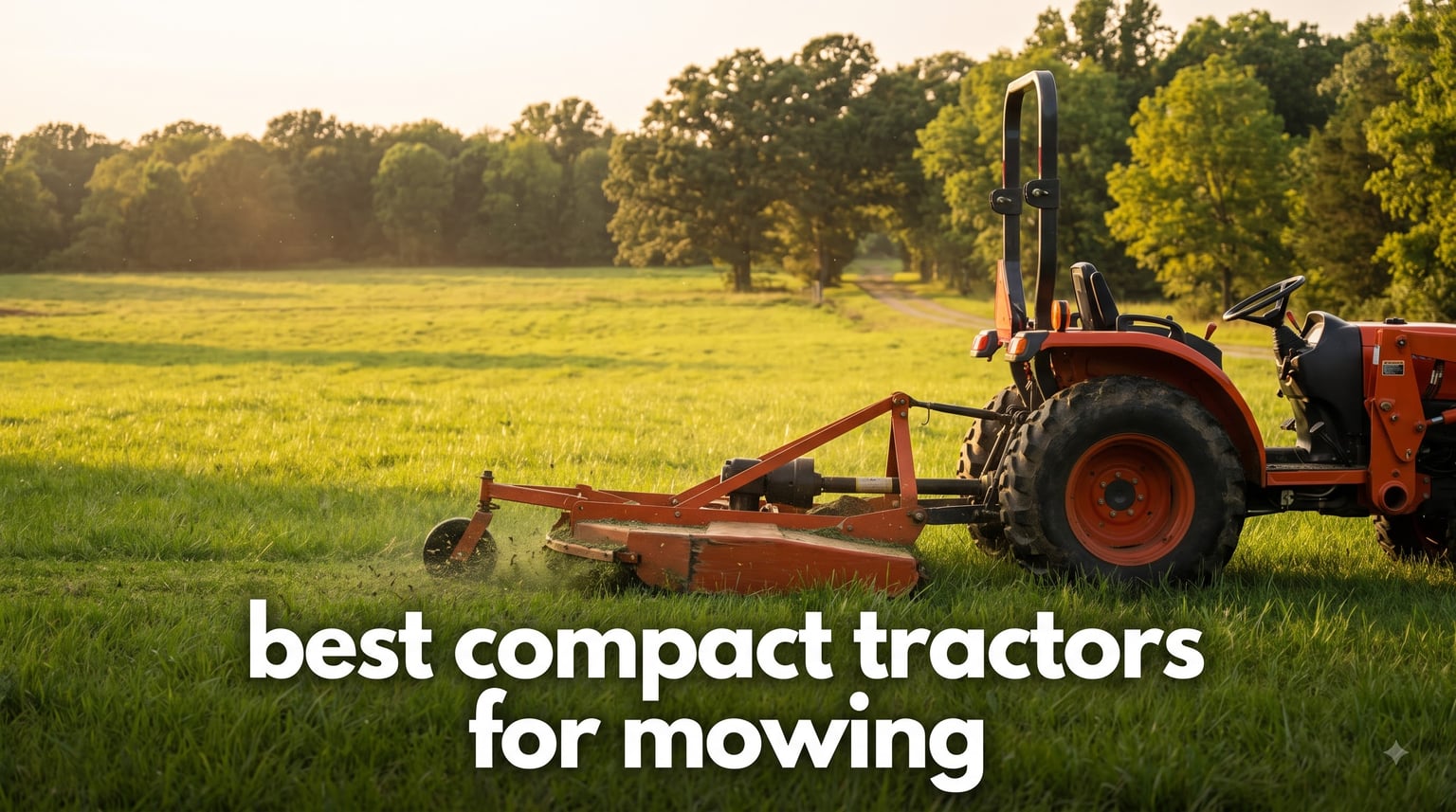 best compact tractors for mowing