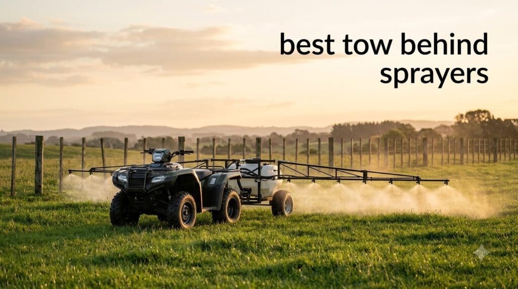 best tow behind sprayers