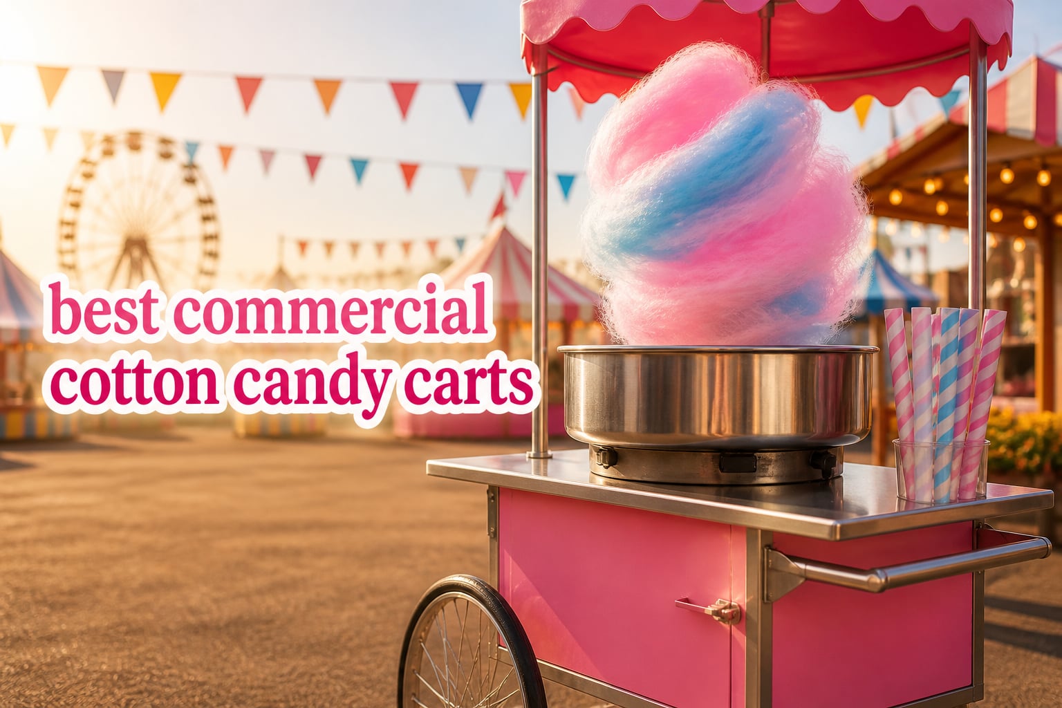 best commercial cotton candy carts