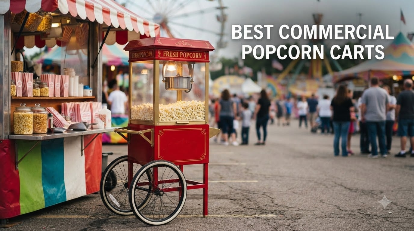 best commercial popcorn carts