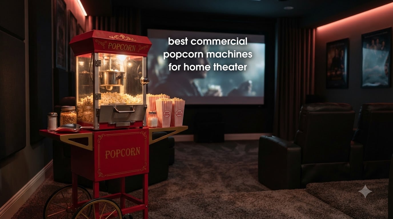 best commercial popcorn machines for home theater