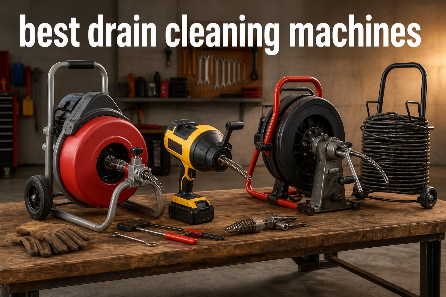 best drain cleaning machines