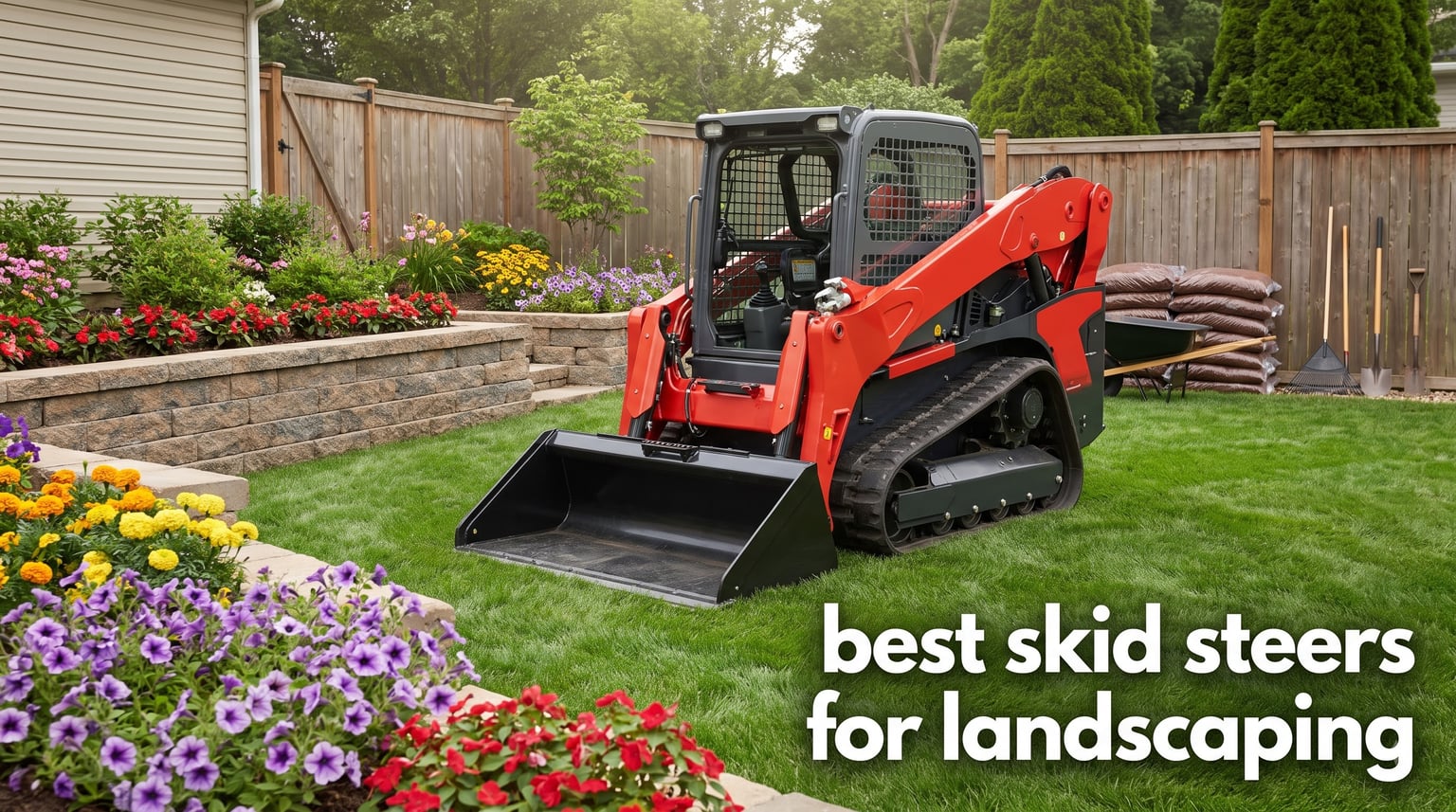 best skid steers for landscaping