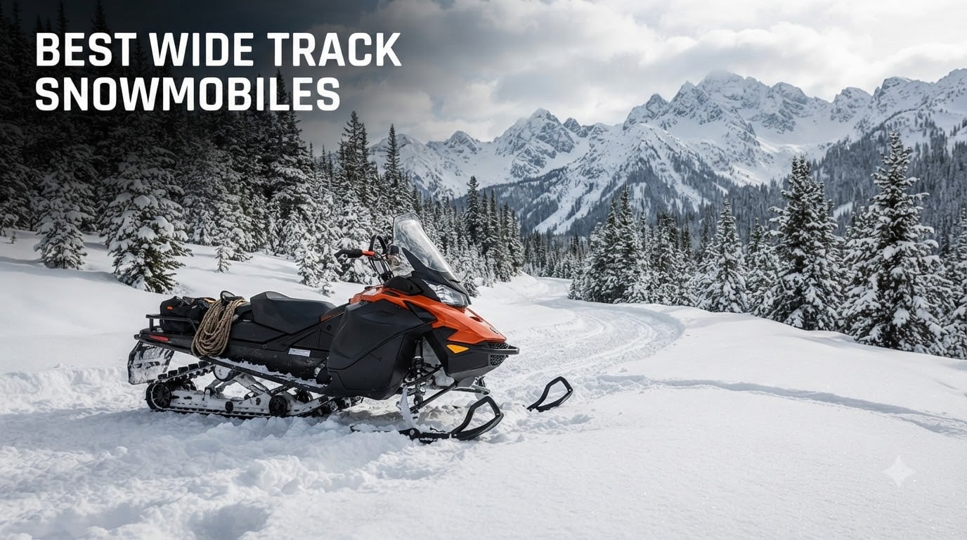 best wide track snowmobiles