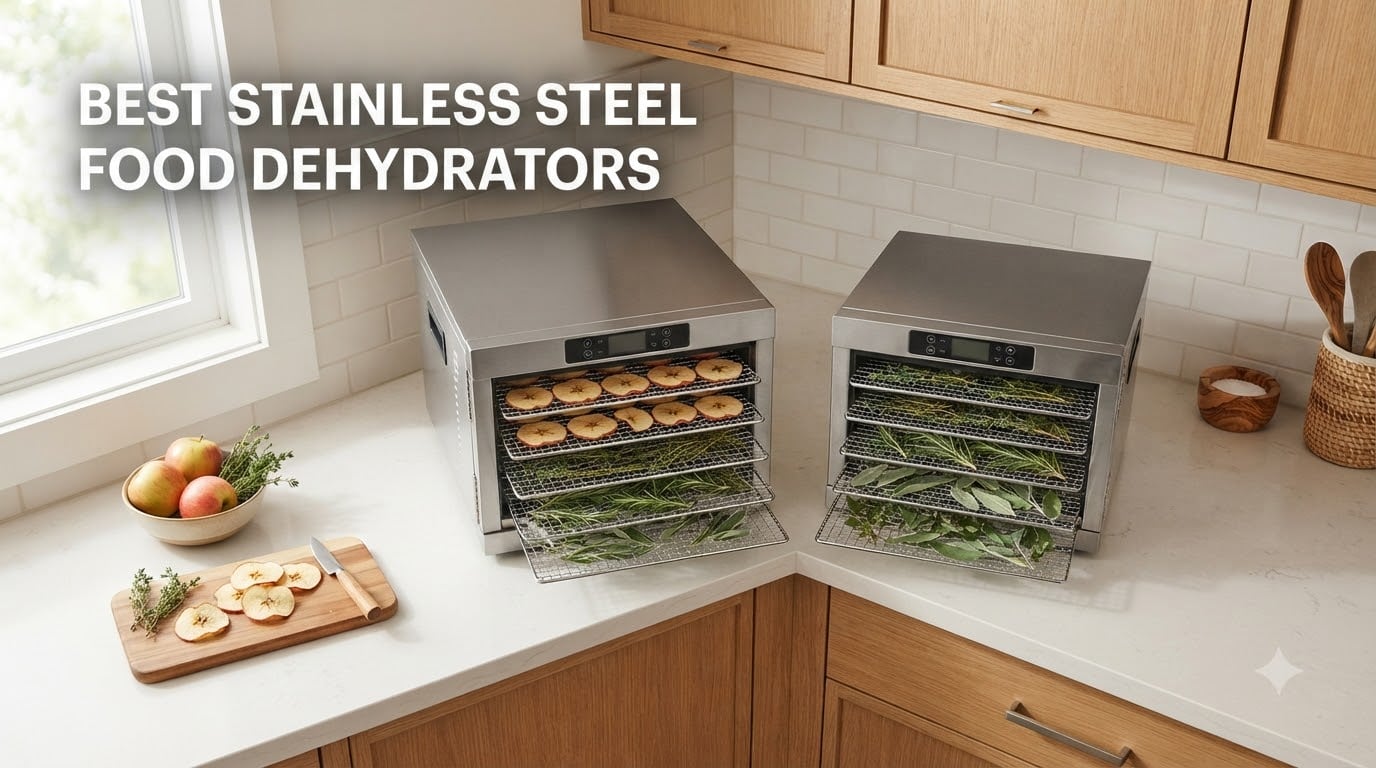 best stainless steel food dehydrators