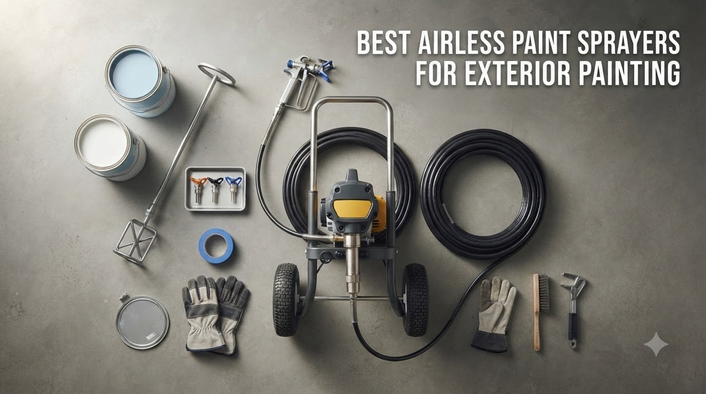 best airless paint sprayers for exterior painting