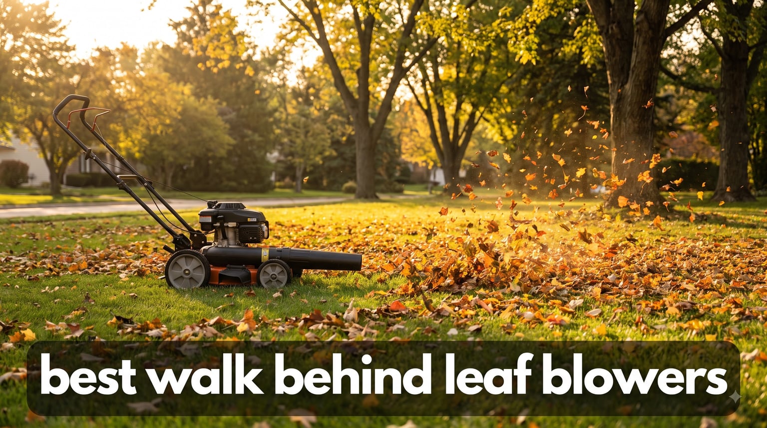 best walk behind leaf blowers