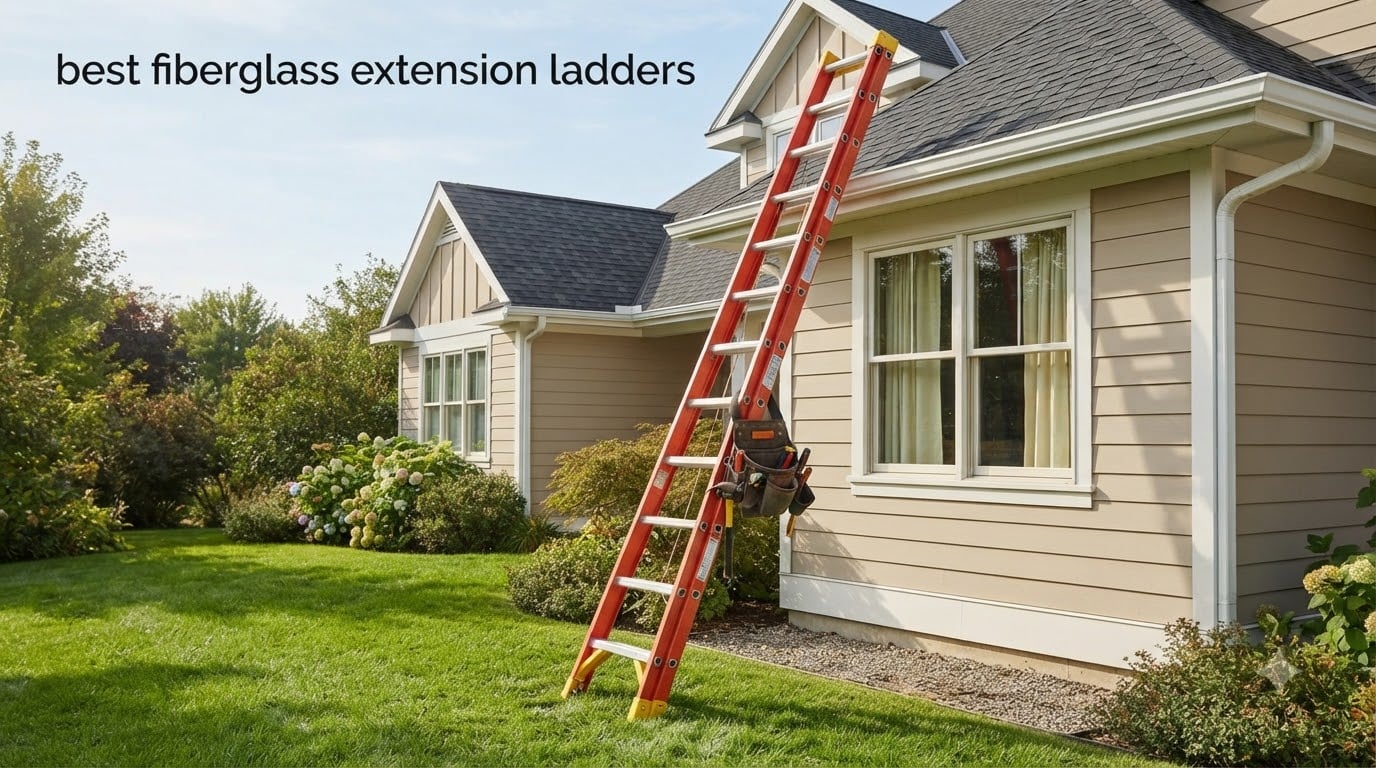 best fiberglass extension ladders