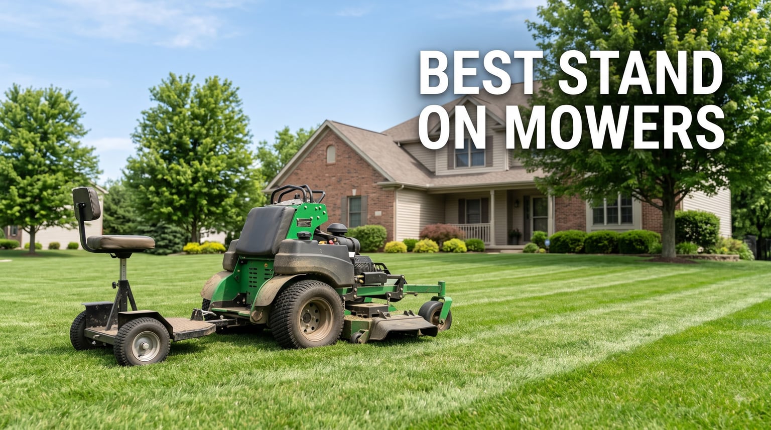 best stand on mowers