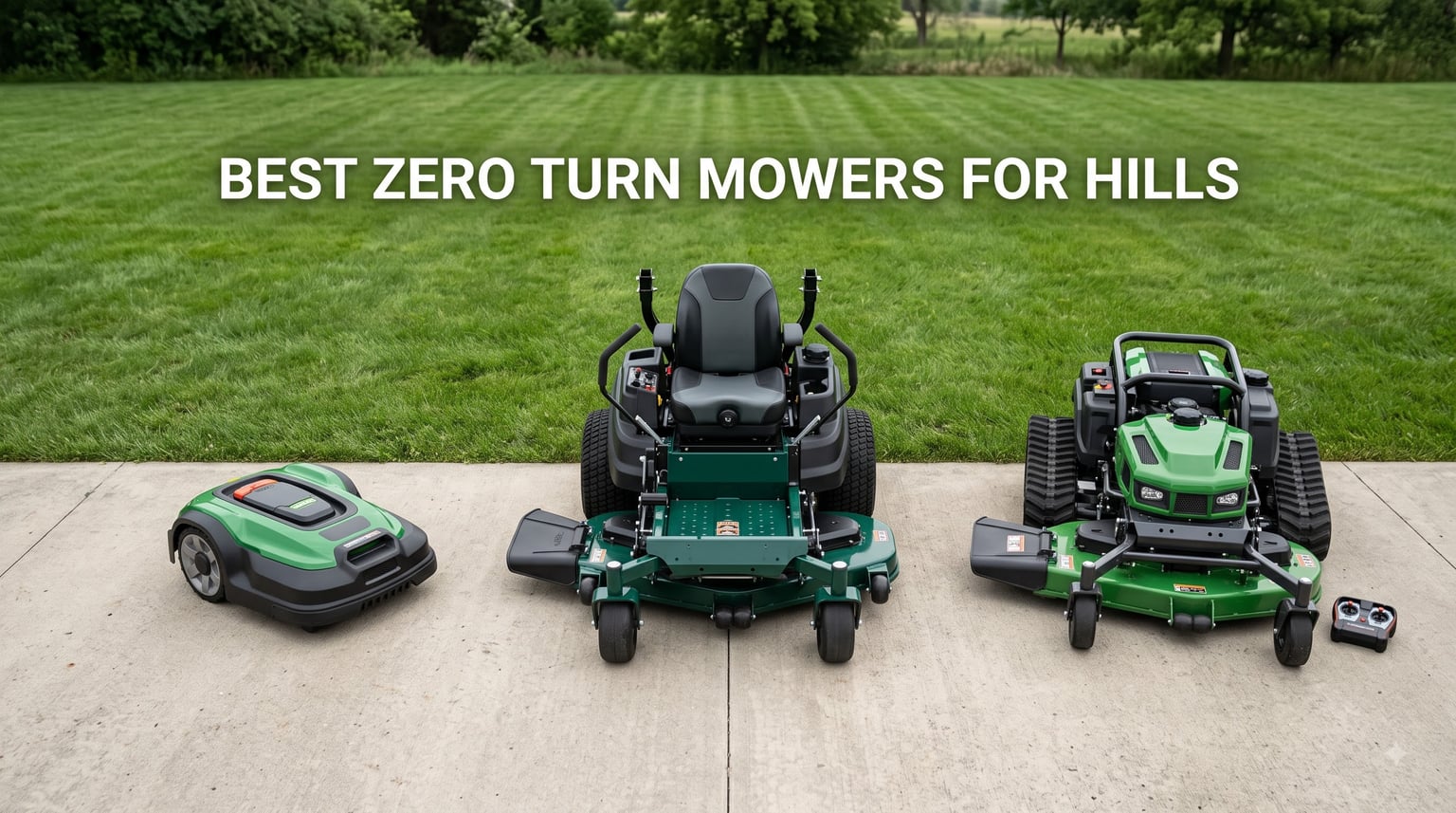 best zero turn mowers for hills