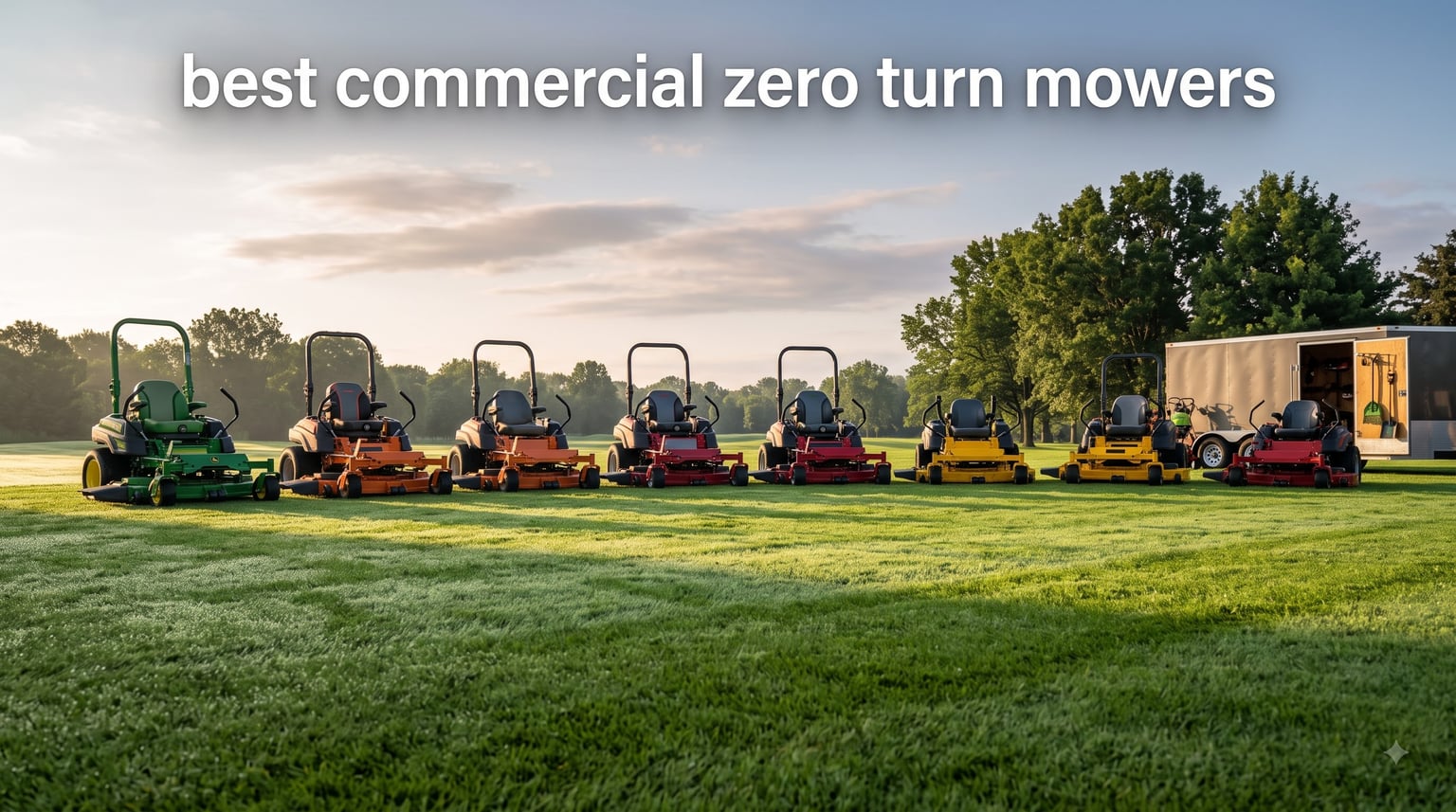 best commercial zero turn mowers