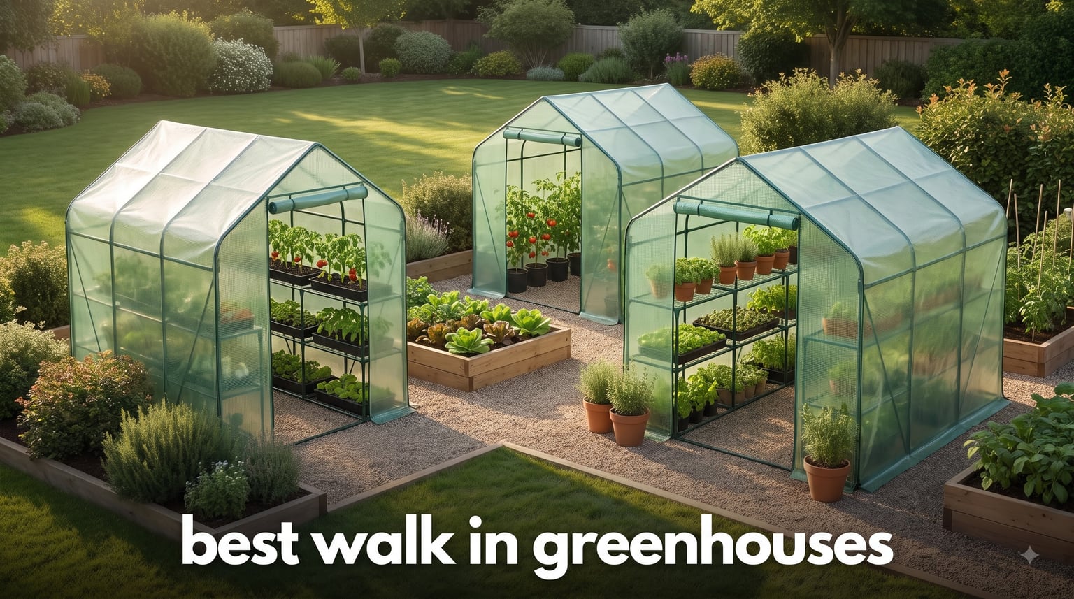 best walk in greenhouses