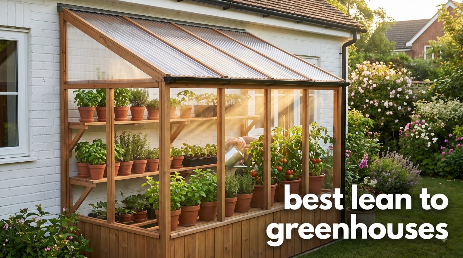 best lean to greenhouses