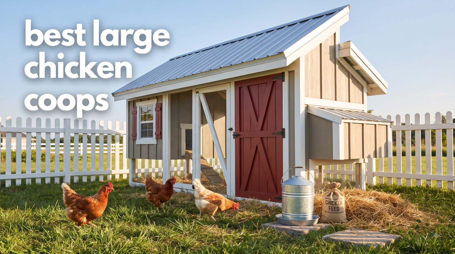 best large chicken coops