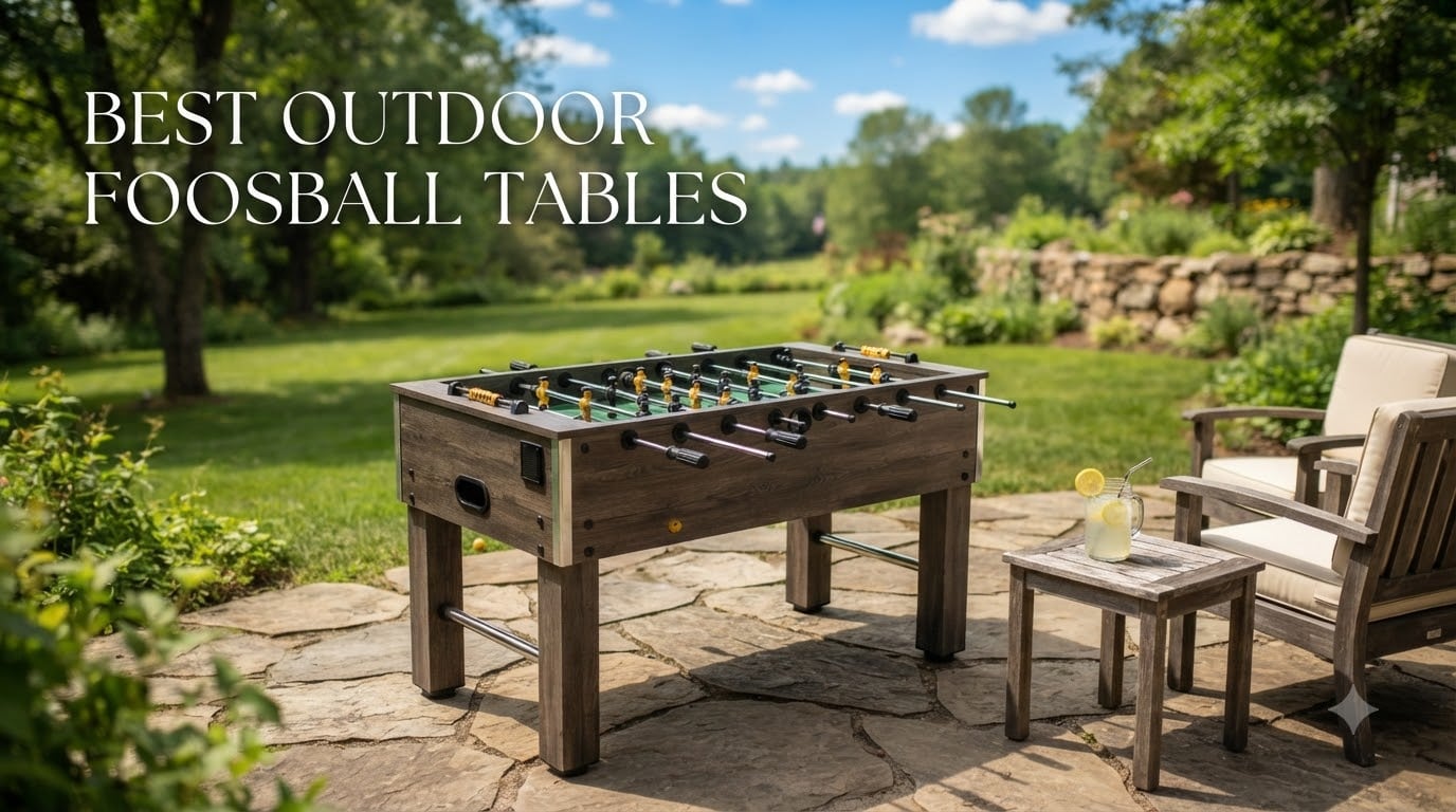 best outdoor foosball tables