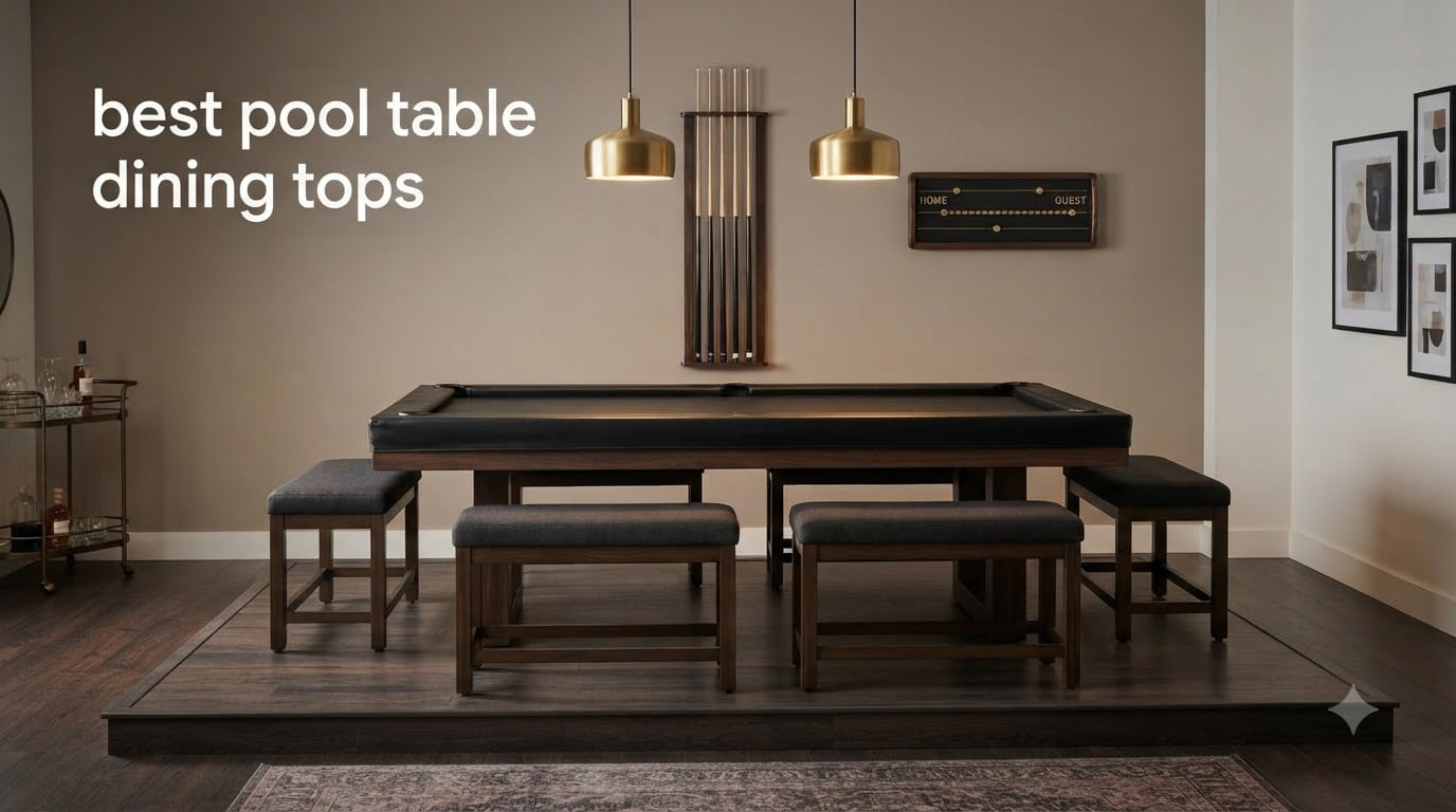 best pool table dining tops