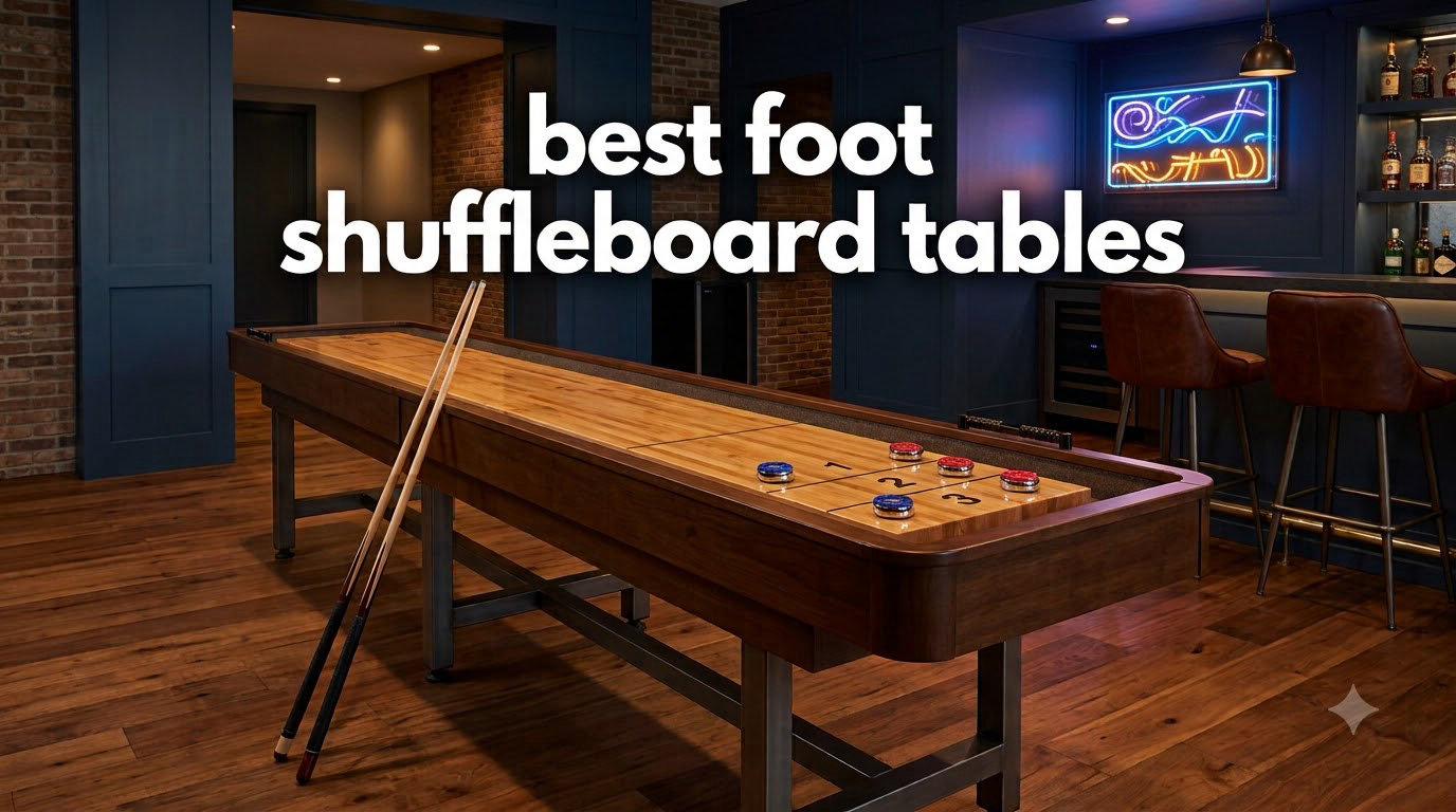 best 12 foot shuffleboard tables