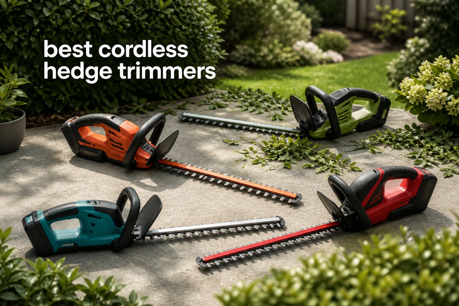 best cordless hedge trimmers
