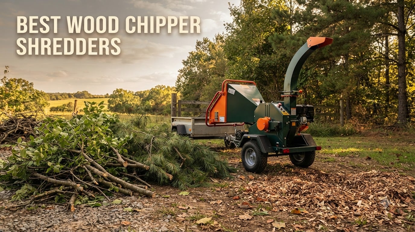 best wood chipper shredders