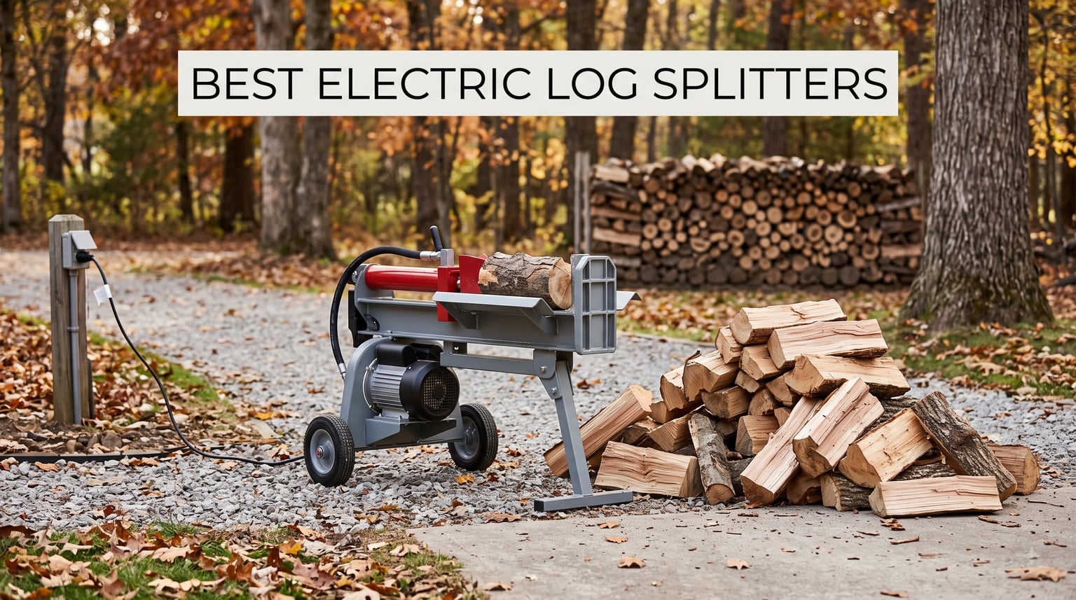 best electric log splitters