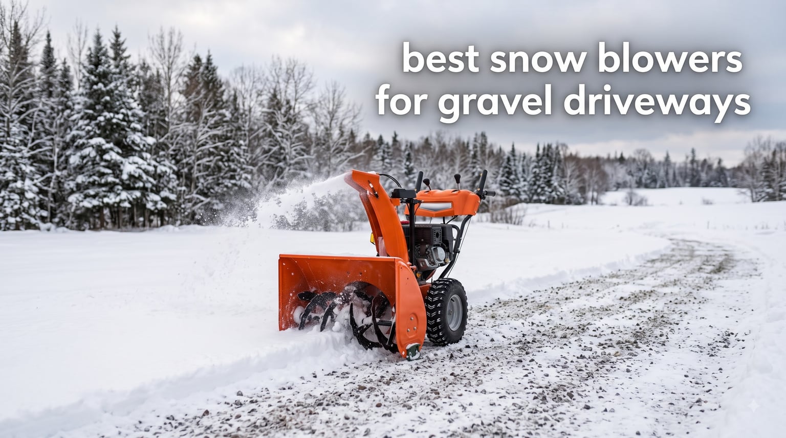 best snow blowers for gravel driveways