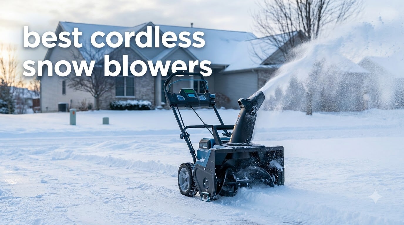 best cordless snow blowers