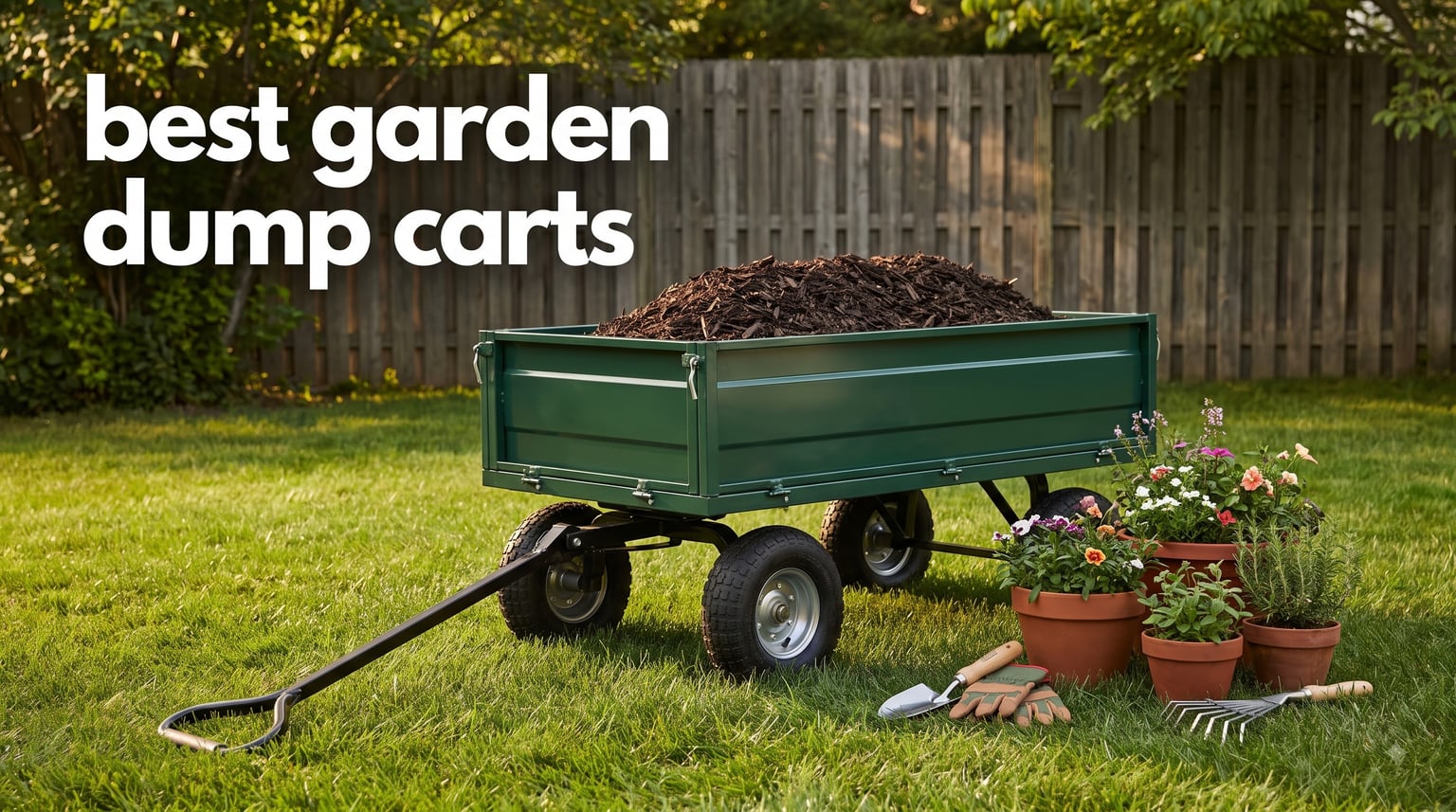 best garden dump carts