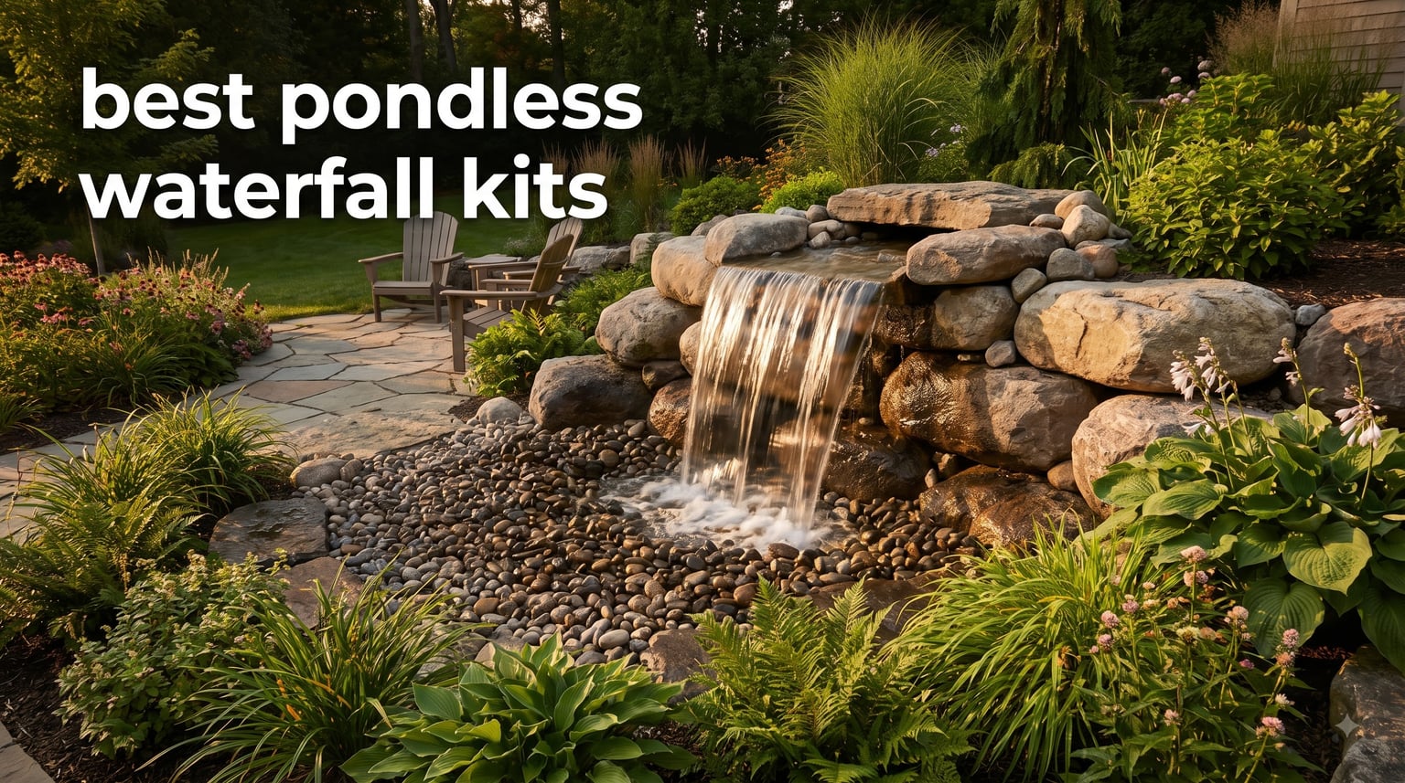 best pondless waterfall kits