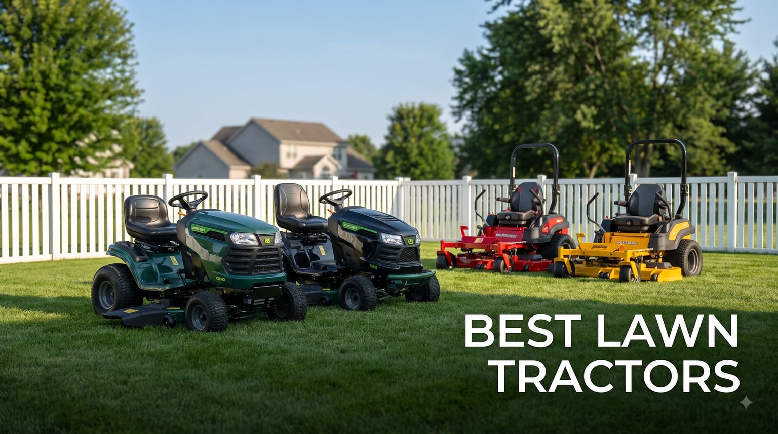 best lawn tractors