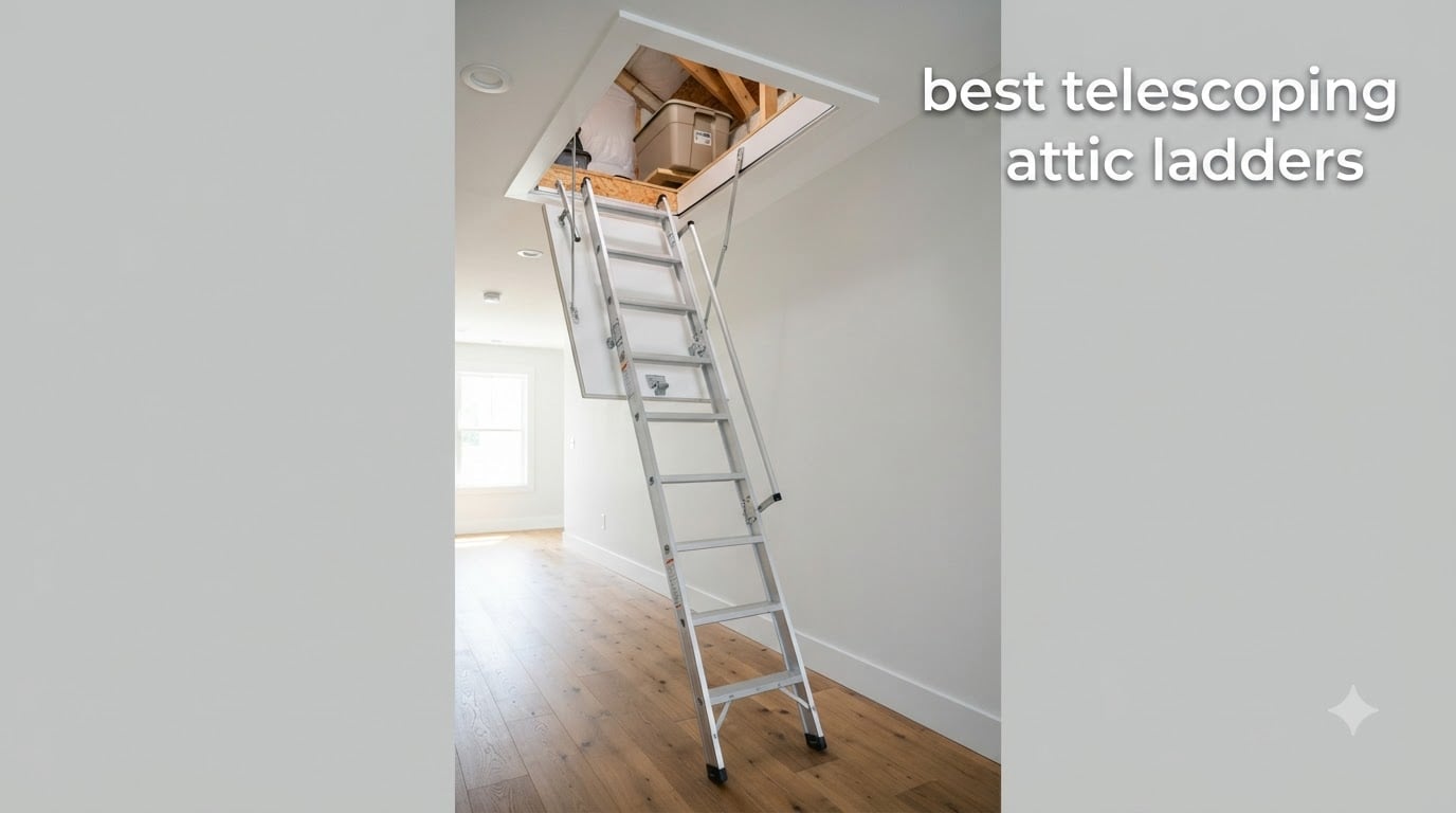 best telescoping attic ladders