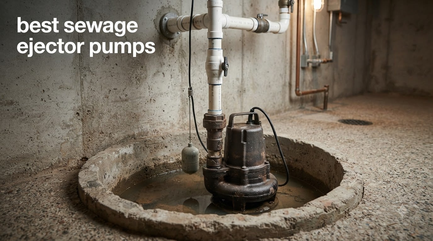 best sewage ejector pumps