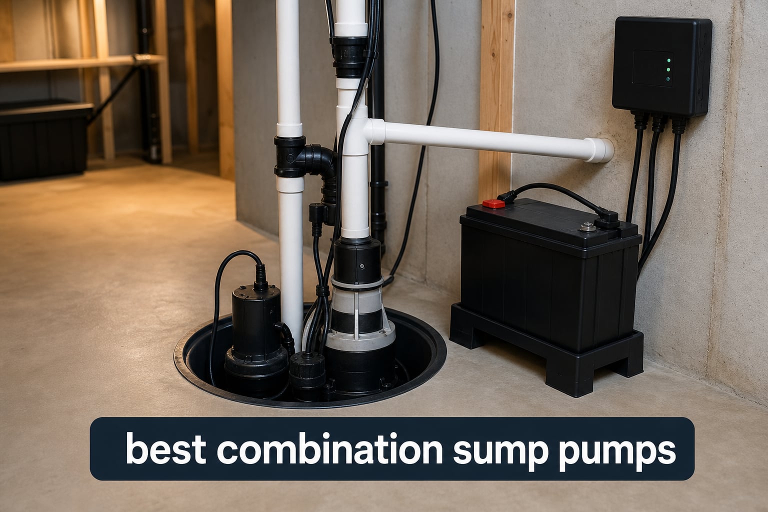 best combination sump pumps