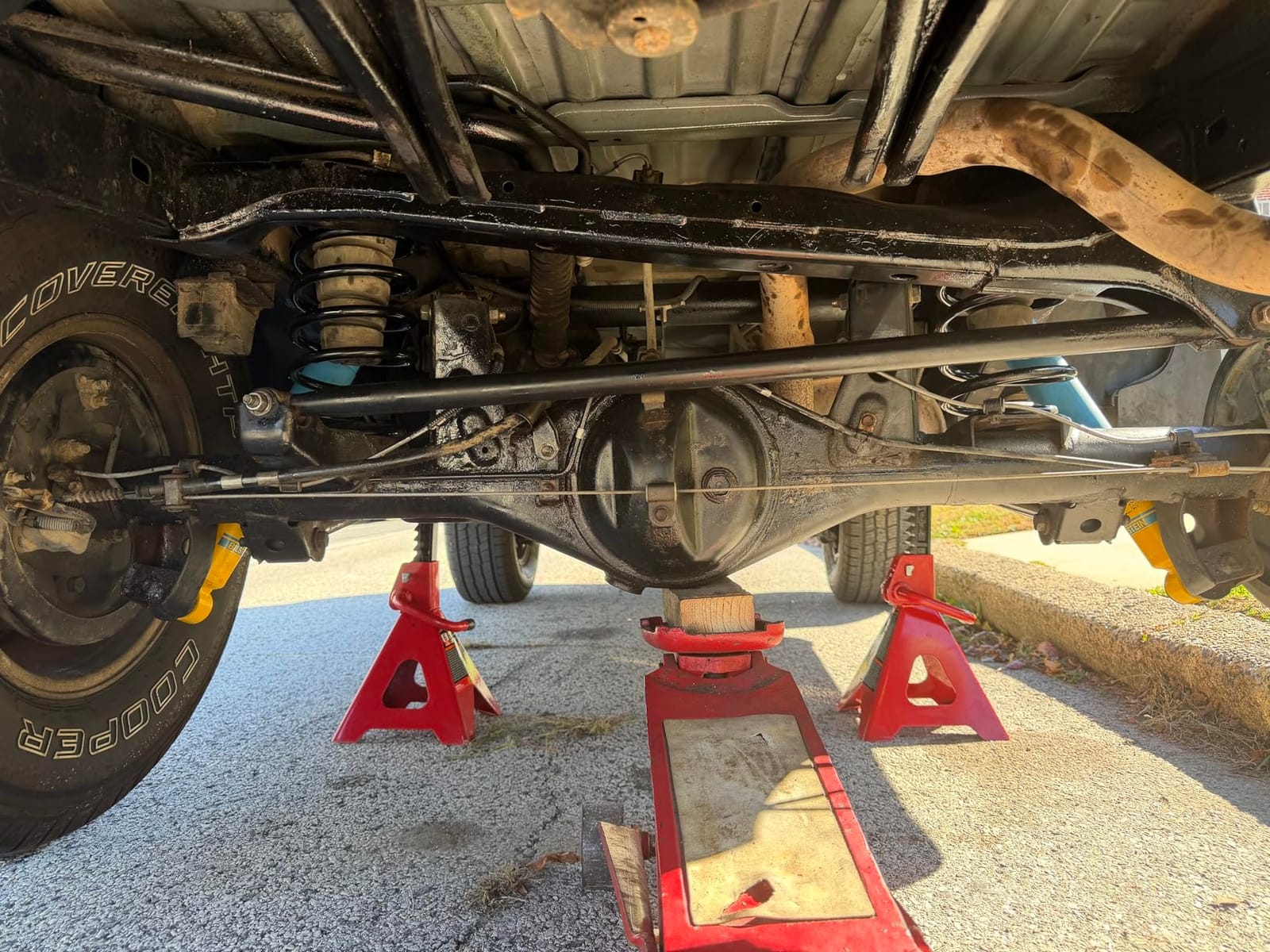 BIG RED T46002A Torin Steel Jack Stands: Double Locking, 6 Ton (12,000 lb) Capacity, Red, 1 Pair customer photo 1