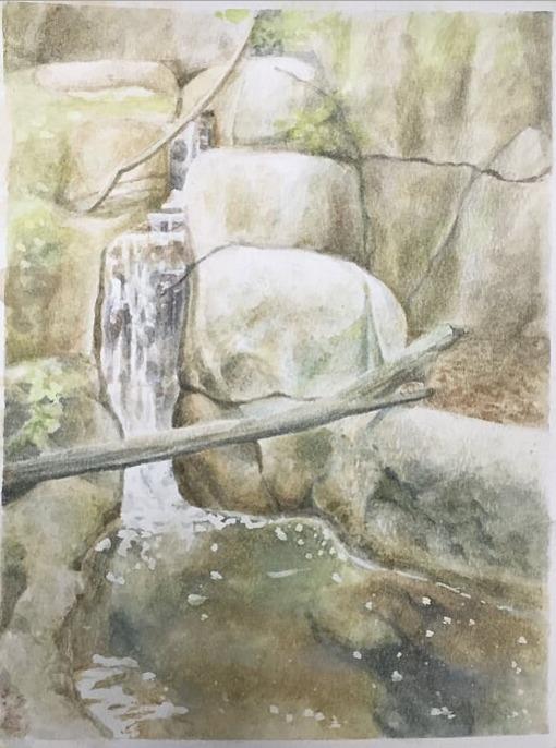 Sakura Koi Pocket Field Sketch Kit - Watercolor Sets for Painting On the Go - 24 Colors - 1 Water Brush - 1 Sponge - 1 Mixing Palette customer photo 1