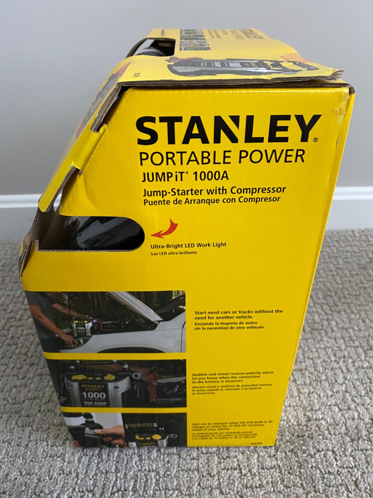 STANLEY J5C09 1000 Amp Jump Starter with Compressor customer photo 1