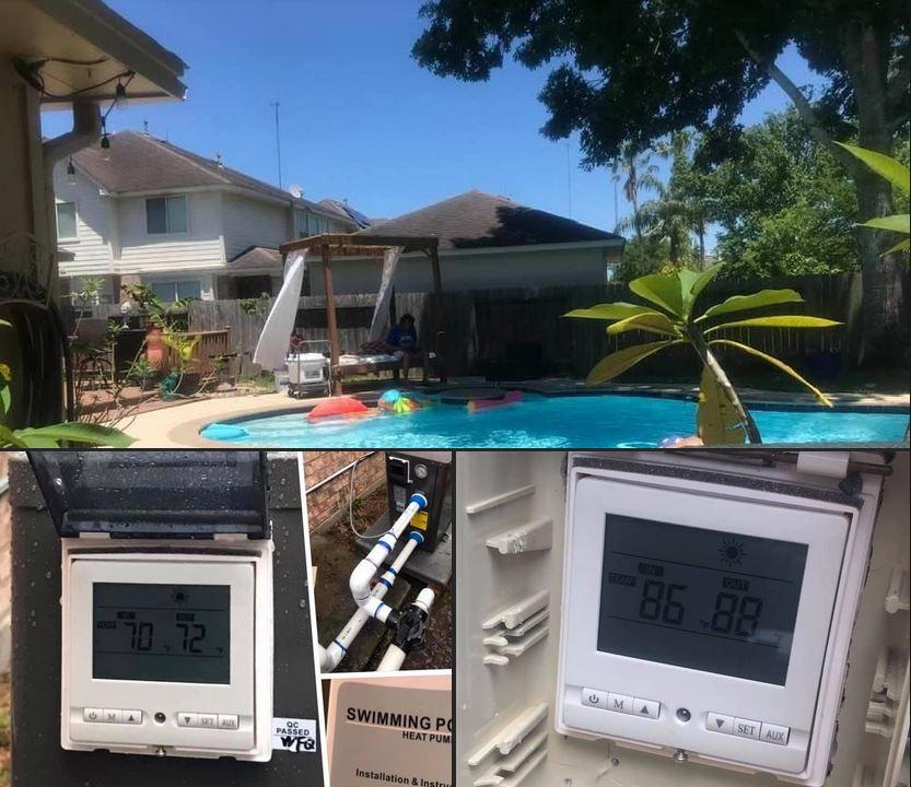 FibroPool Pool Heat Pump - 55,000 BTU Electric - FH255 - Titanium customer photo 1