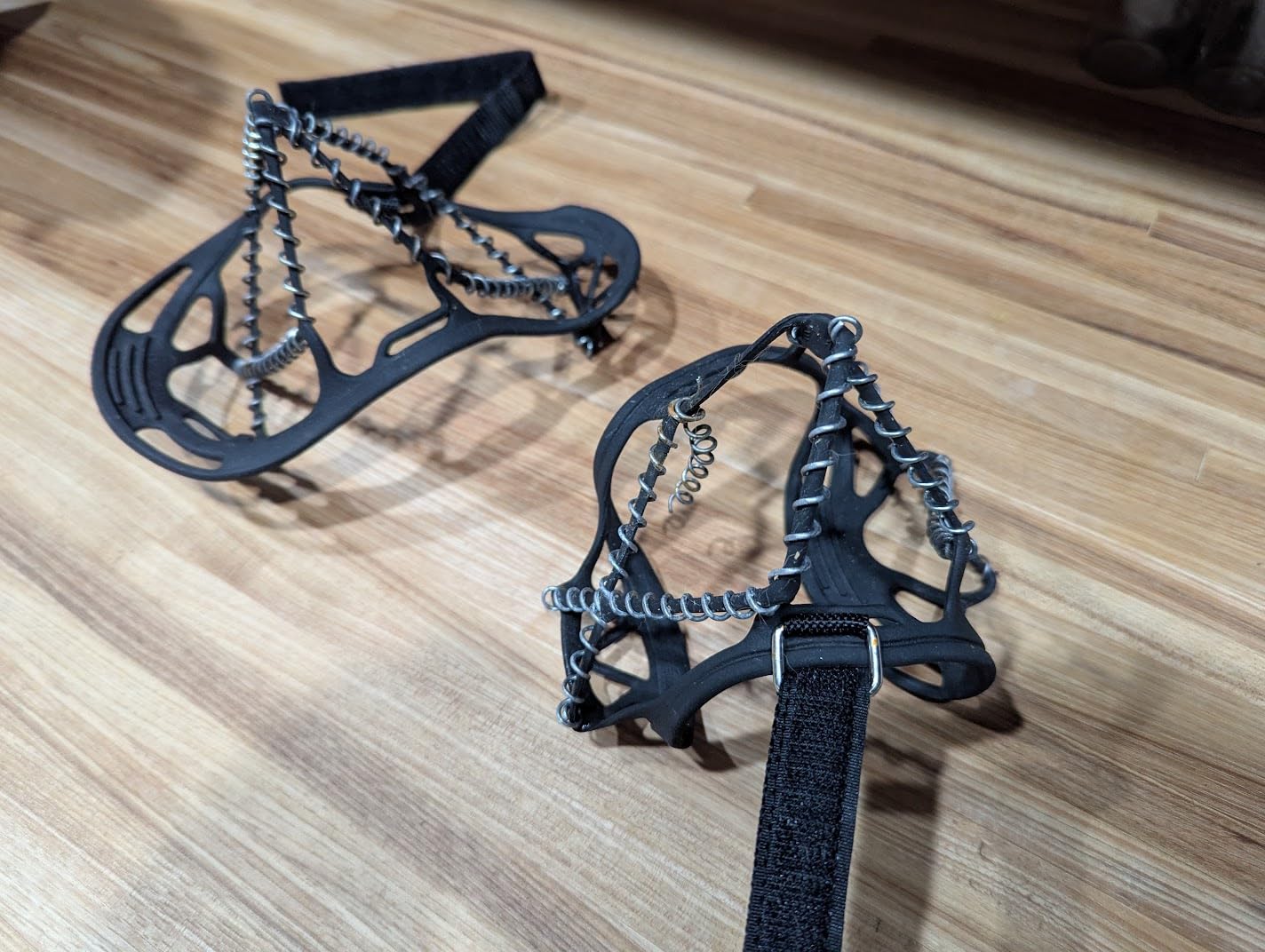 Yaktrax Pro Traction Cleats - 360-Degree Grip on Snow, Ice, & Multi-Terrain Surfaces - Elastic Outer Band w/Easy-On/Off Heel Tab & 1.4mm Stainless Steel Coils - Abrasion Resistant - Unisex customer photo 2