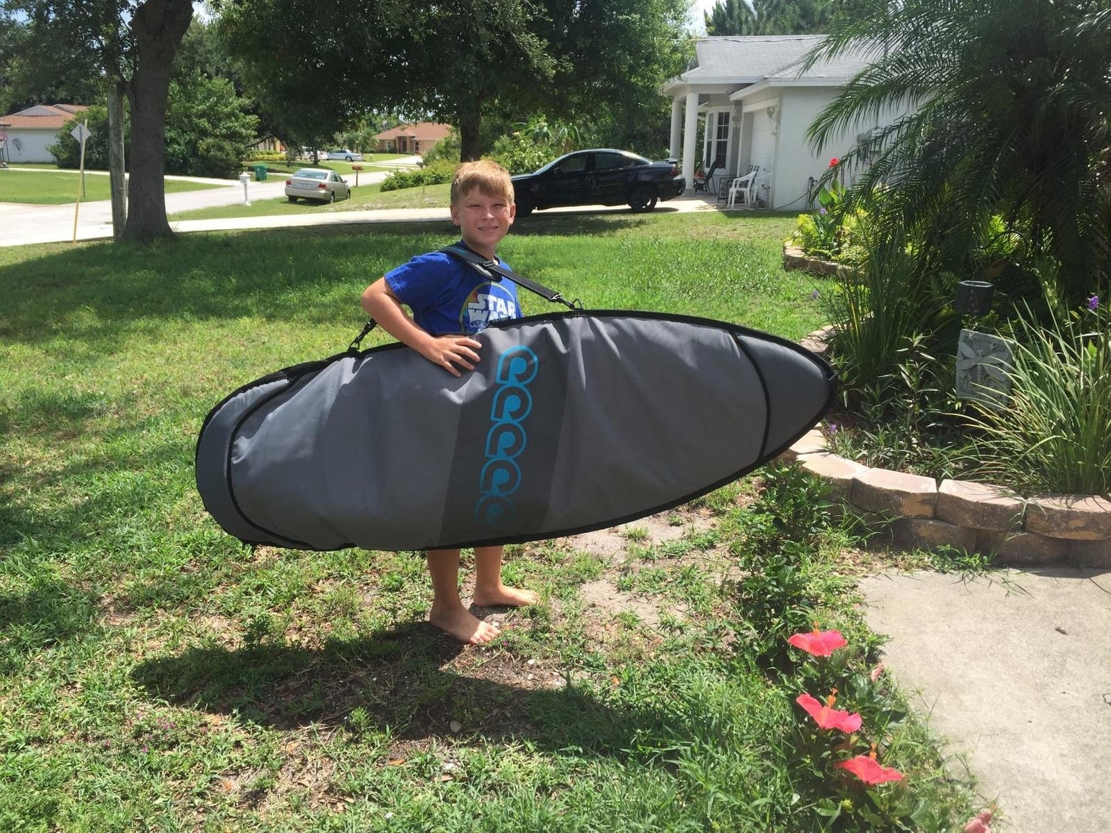Curve Surfboard Bag Travel FISH Single with 20mm Foam 5'6, 5'9, 6'0, 6'3, 6'6, 6'10, 73 customer photo 2