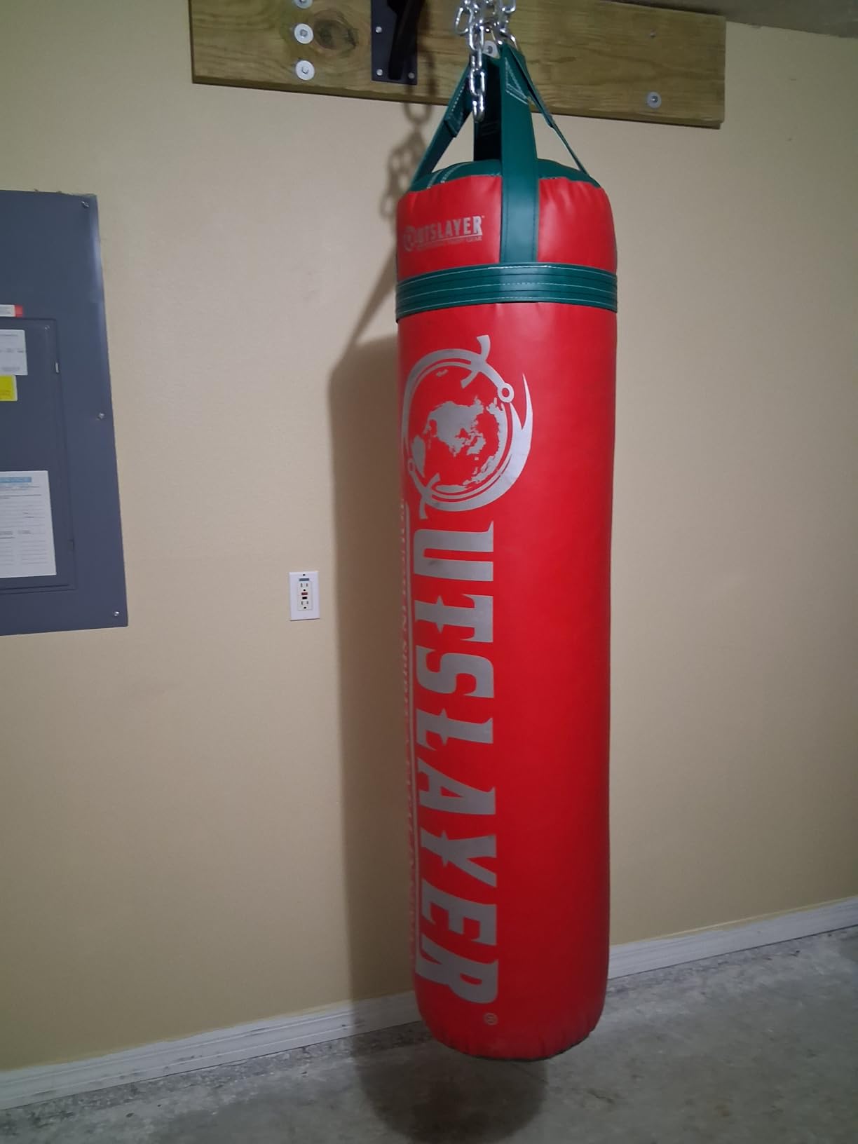 Outslayer 100 lbs Filled Heavy Bag | Custom Colors for Boxing, Kickboxing, Taekwondo & MMA Training | Made in USA customer photo 2