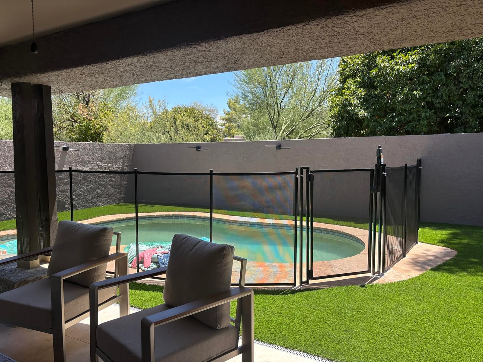 Pool Fence DIY by Life Saver Self-Closing Gate Kit, Black (Pack of 1) customer photo 1