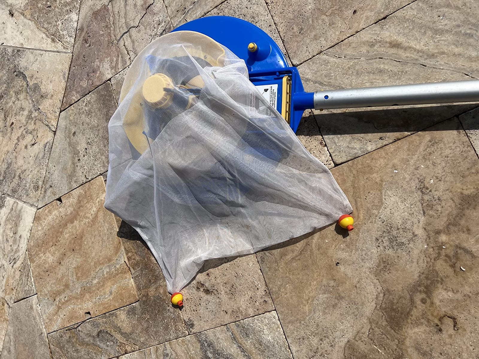 POOL BLASTER Leaf Vac Cordless Hoseless Pool Leaf Vacuum & Skimmer, Battery-Powered Swimming Pool Leaf Catcher with Heavy Duty Mesh Bag, for Inground and Above Ground Pools, by Water Tech customer photo 2