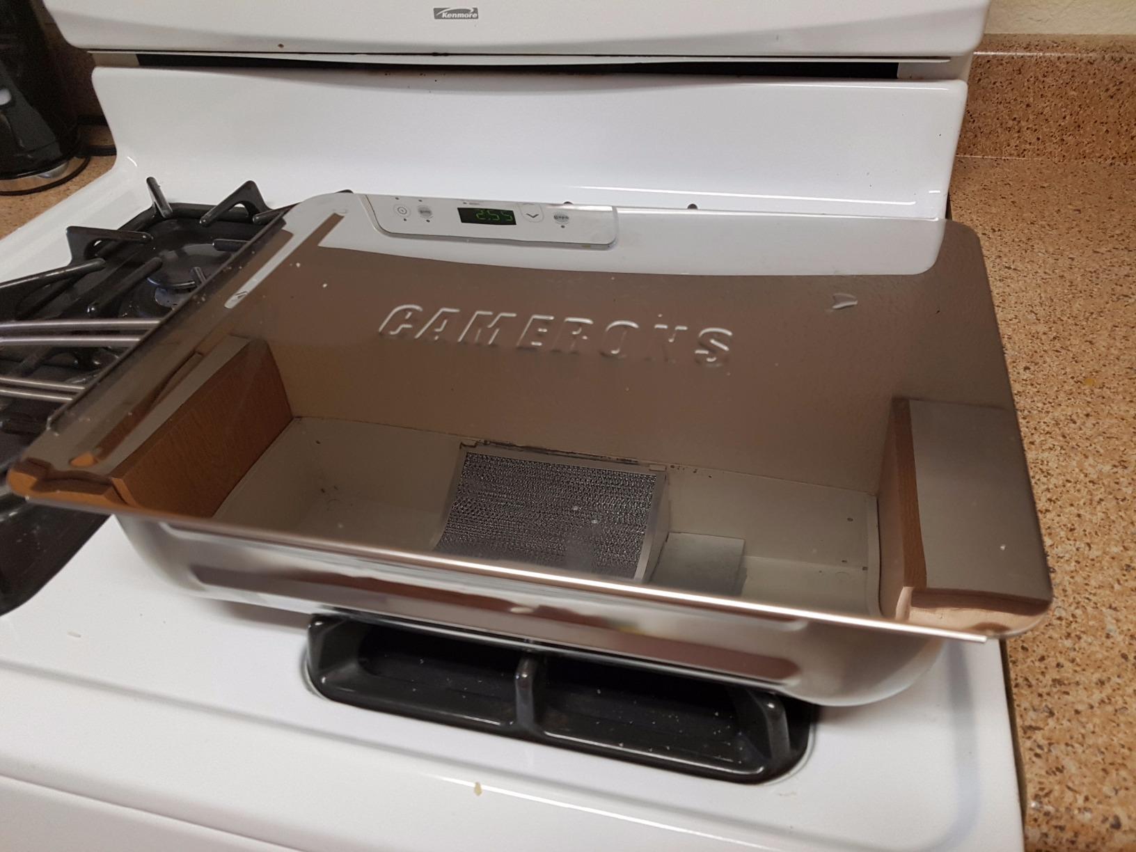 Camerons Original Stovetop Smoker, Oak, Apple, Hickory Wood Chips & Recipes customer photo 1