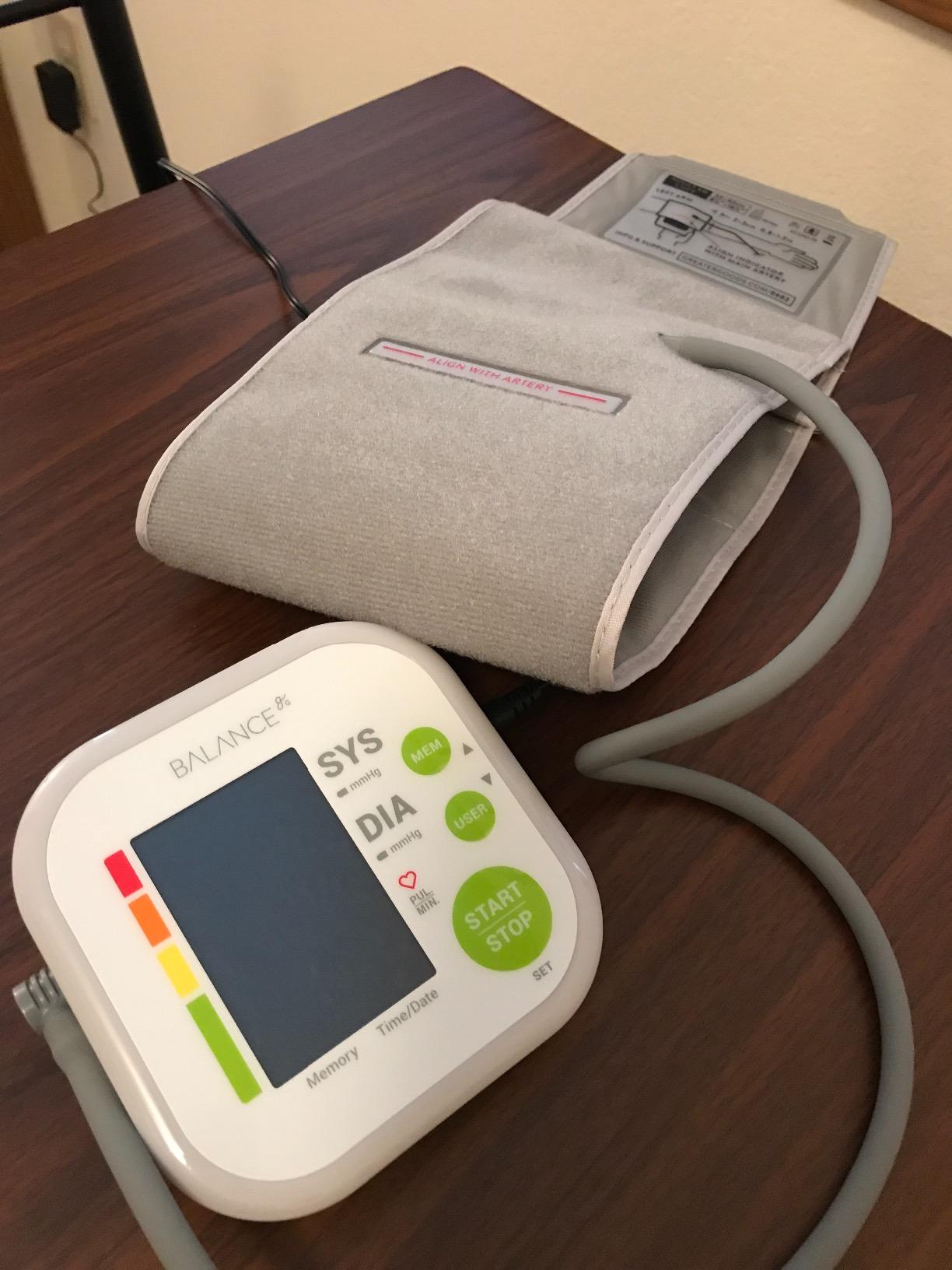Greater Goods Upper Arm Blood Pressure Monitor for Home Use – Automatic One-Touch BP Machine, Wide-Range Cuff (8.7”–16.5”), Large Backlit Display, 2-User Memory, Complete Kit customer photo 2