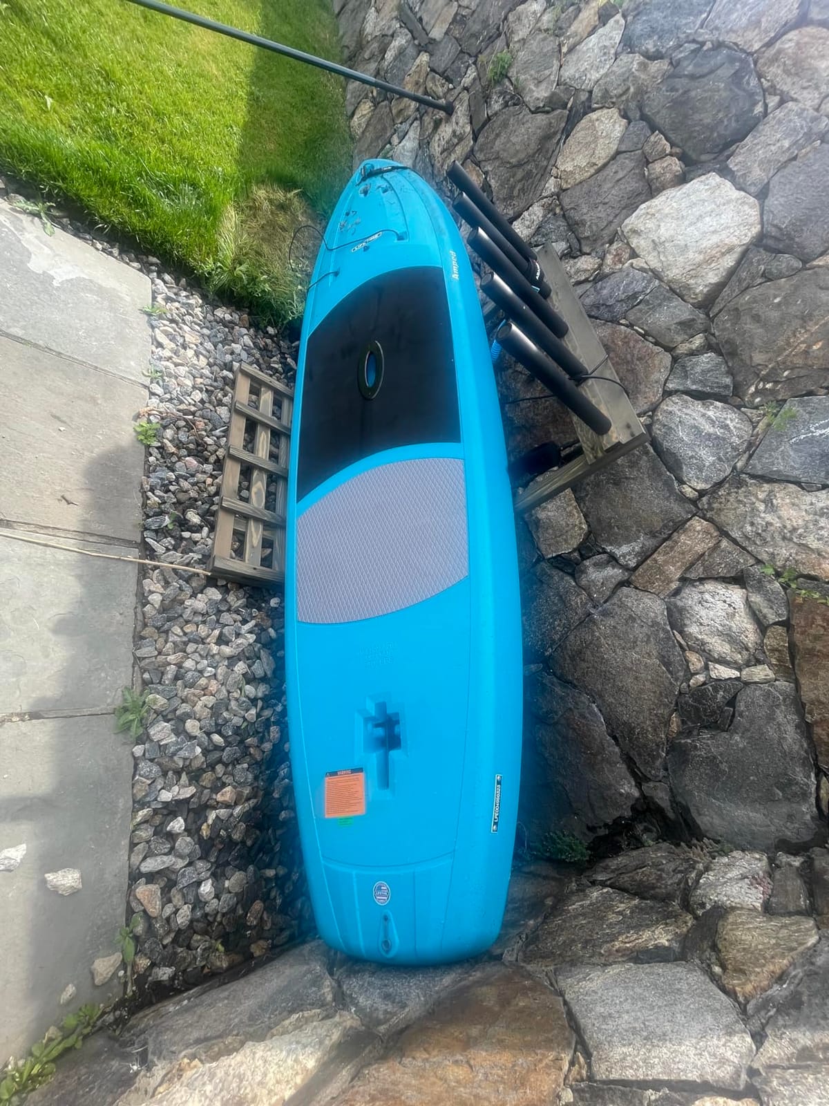 Lifetime Amped Hardshell Paddleboard with Paddle, 11', Glacier Blue customer photo 1