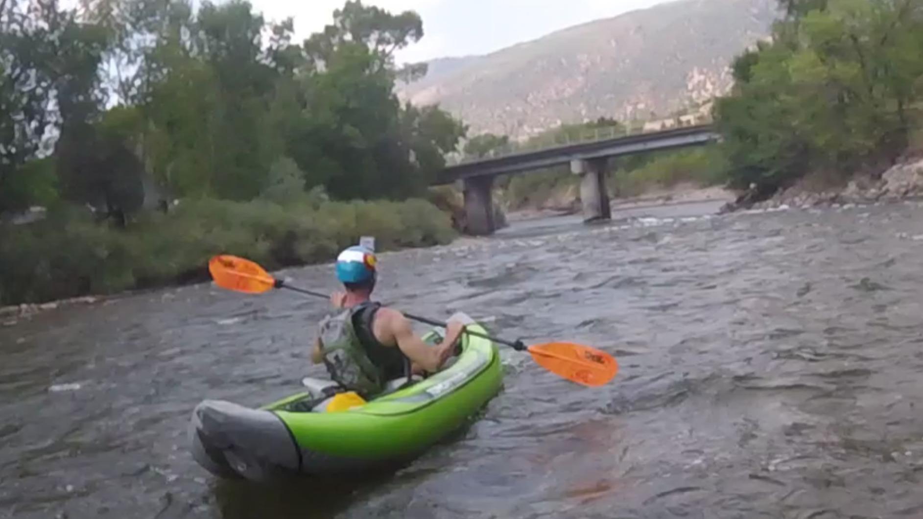 AIRE Tributary Tomcat Solo Inflatable Kayak, Red, 87120.03.101 customer photo 1