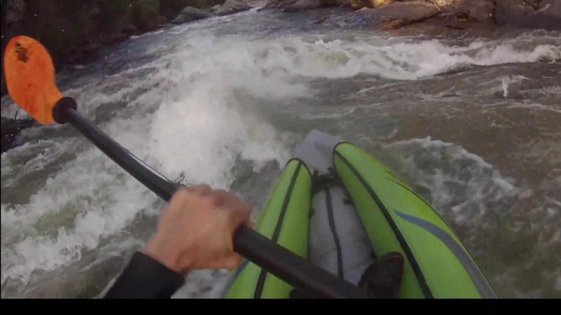 AIRE Tributary Tomcat Solo Inflatable Kayak, Red, 87120.03.101 customer photo 2