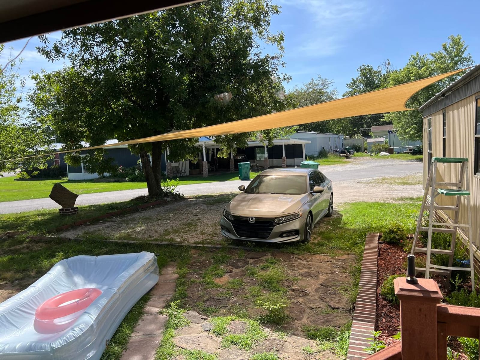 Shade&Beyond 16'X16'X16' Sun Shade Sail Sand Triangle customer photo 1