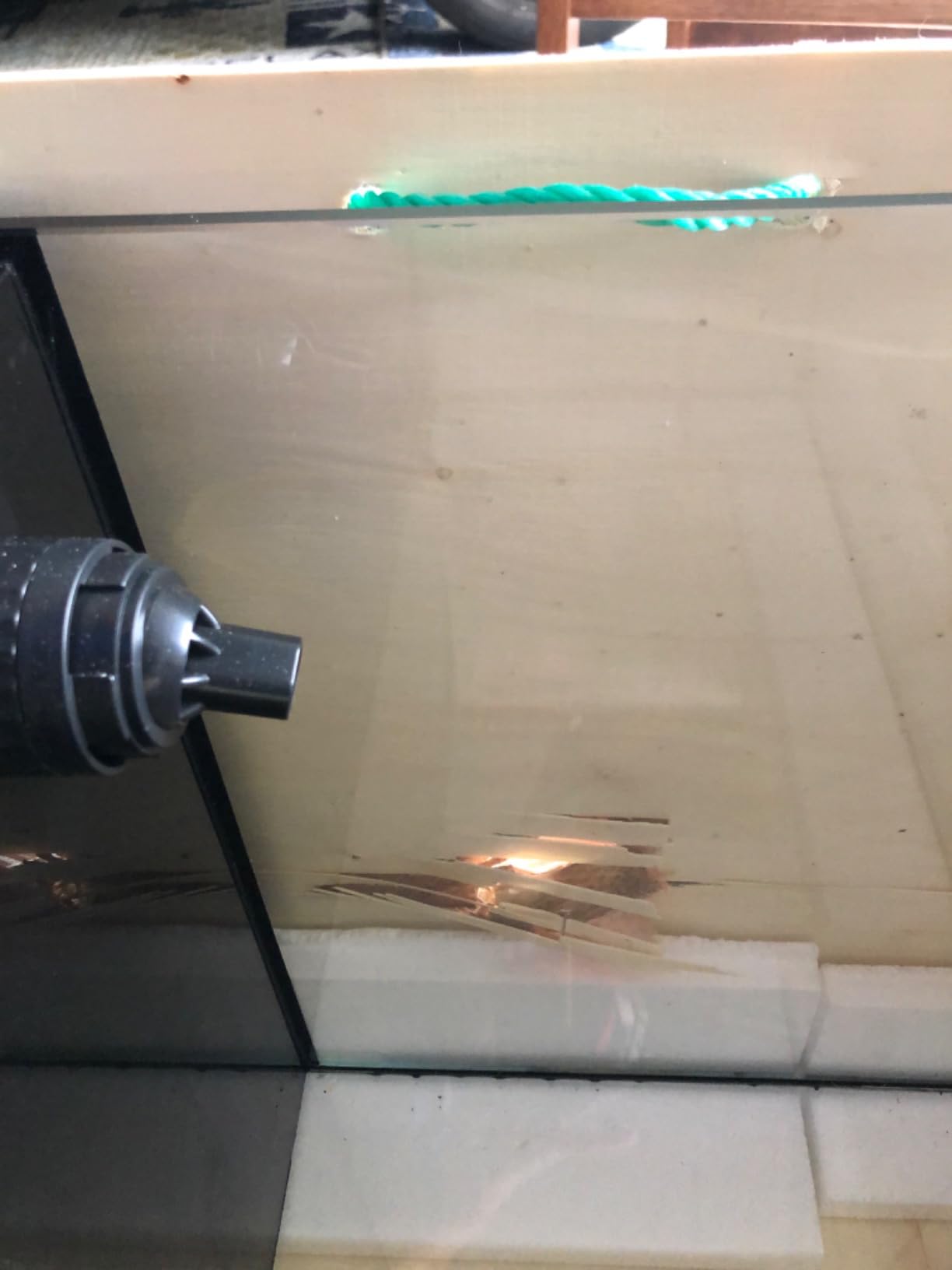 LANDEN EzFlux 40 Rimless 16 Gallon Rear Filtration Tank, Pump Included customer photo 2